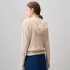 Women's Hooded Cable Knit Cashmere Sweater