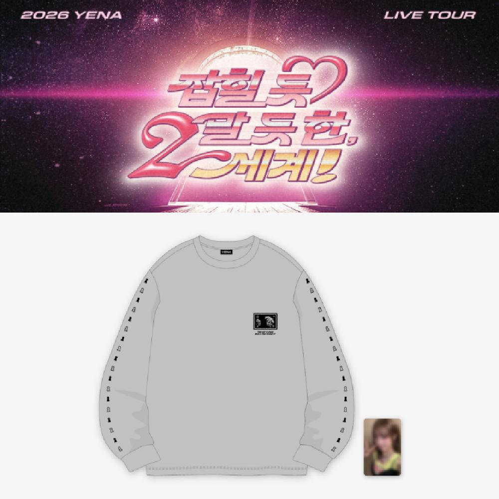 Предзаказ 2026 YENA LIVE TOUR Так близко, но так далеко, Другой мир! В Сеуле с длинным рукавом
