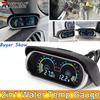 AD 2 in 1 LCD Auto Wassertemperaturanzeige Wassertemperatursensor 10mm Messgerät Voltmeter Spannung Digital Horizontal 12v 24v Zubehör