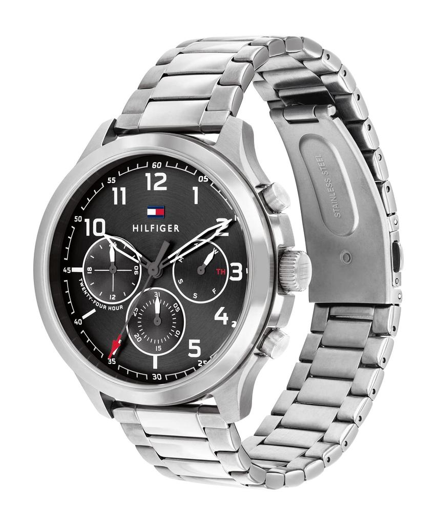 Tommy Hilfiger ASHER 1791852 Black Stainless Steel Quartz Watch Men's [Used]