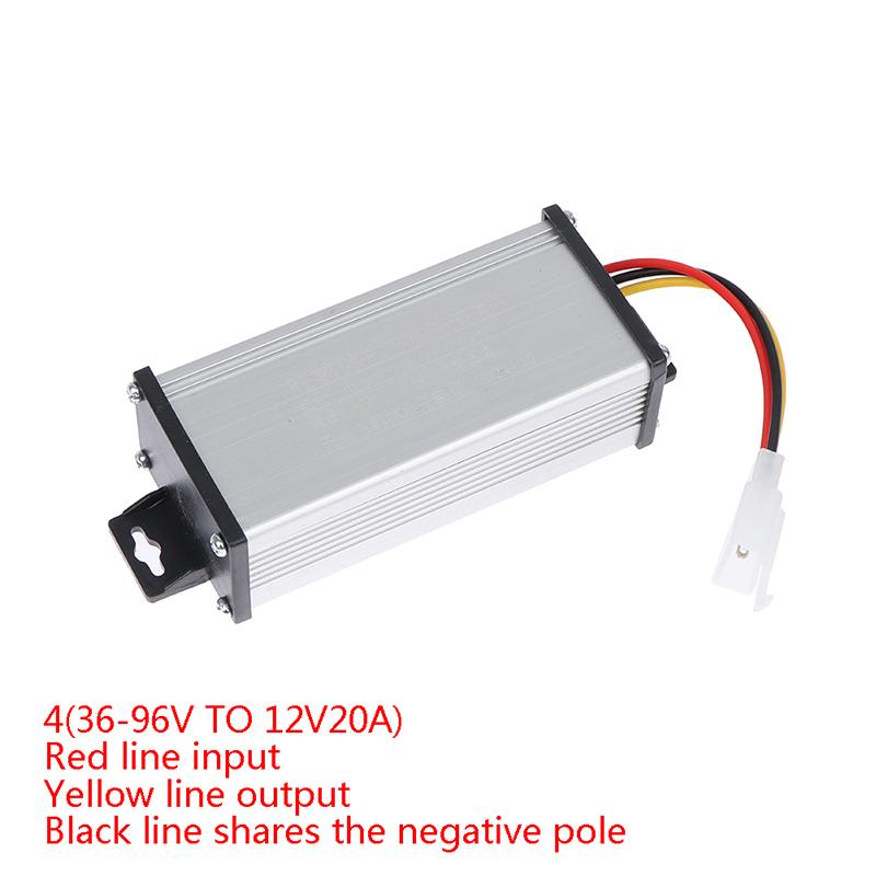 

Трансформатор постійного струму 36V 48V 60V 72V 96V до 12V 10A 20A електричний велосипедний перетворювач
