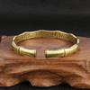 Solid Antique Open Bracelet Ethnic Brass Simple Versatile Women Jewelry