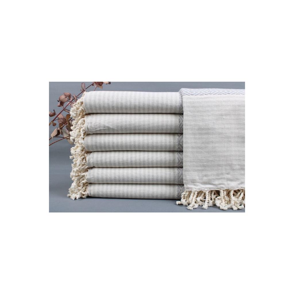 Peshtemal Black 95x190 Cm Cotton Beach Peshtemal Beach Towel