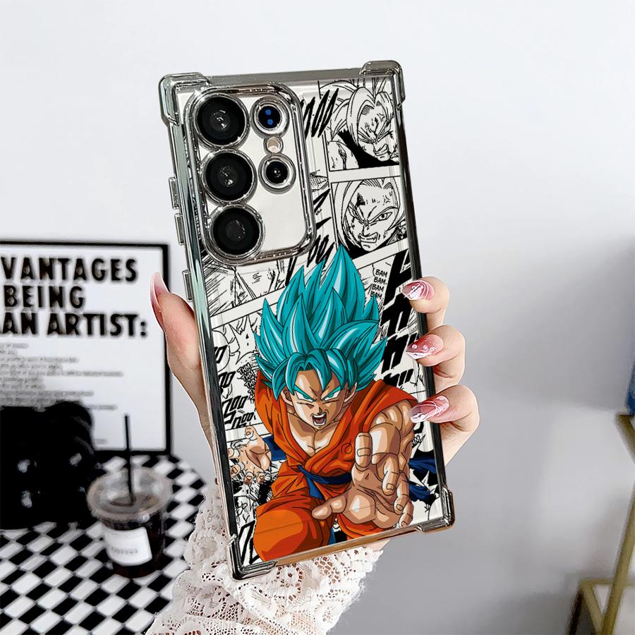 Anime Dragon Ball Soft Cover Phone Case for Samsung Galaxy S21 Plus S24 S23 S20 FE S22 Ultra S25 Edge