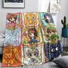 Cardcaptor Sakura Print Flannel Blanket, Ultra Soft High Quality All Seasons Warm Throw, Home Decor Cozy Blanket, Perfect Christmas Gift