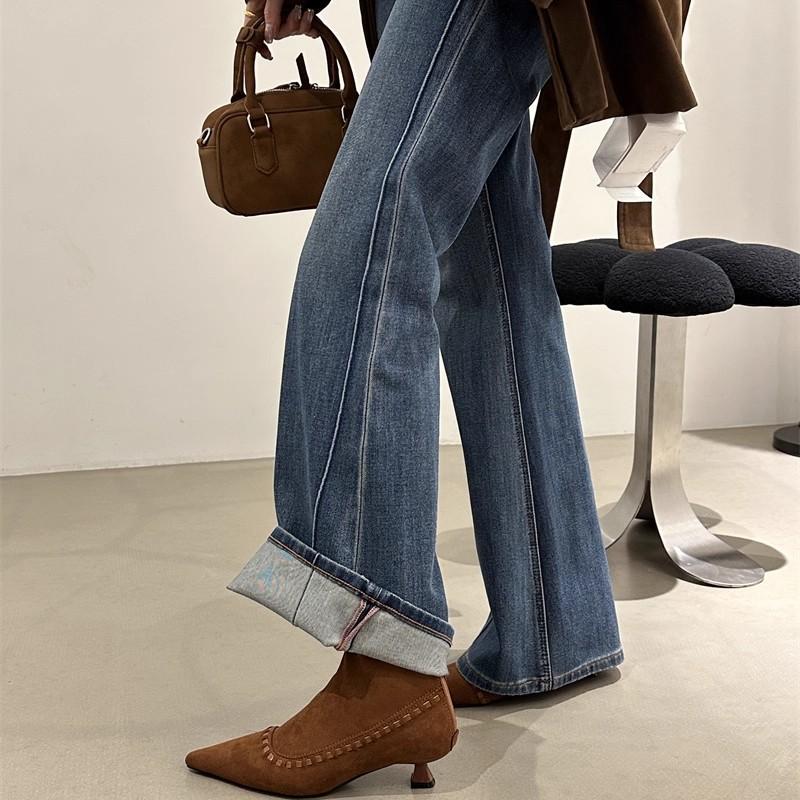 Korean niche fashionable suede thin heel short boots women's 2025 autumn and winter new commuting versatile zipper thin boots