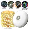 1pc Multifunctional LED Camping Light with Warm White and RGB String Lights, Rechargeable LED Ambient Magnetic String Lights Tent Light