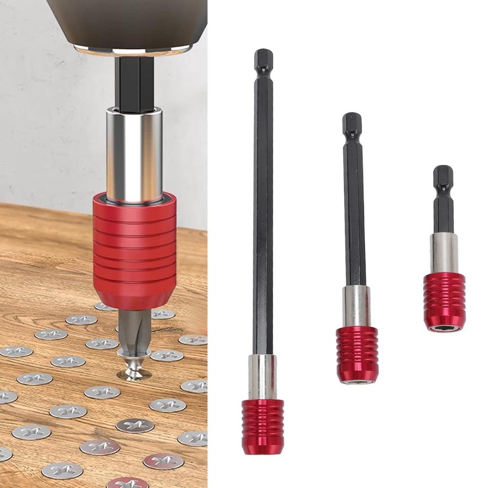 3pcs Magnetic Drill Bit Extension 1/4 Inch Hex Shank Magnetic Drill Extension For Screws Nuts