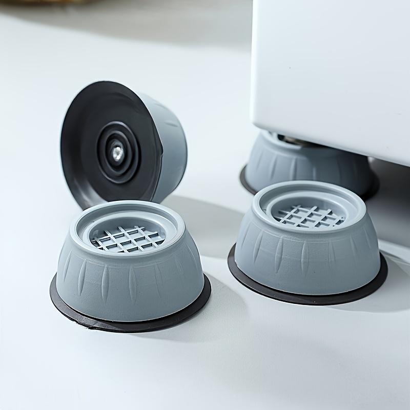 4-Pack Advanced Anti-Vibration Pads for Washing Machine Non-Slip Shock Absorbing, Stability Enhancing Easy To Install, Durable Washer Base Isolators