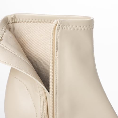 Evol Fashion Boots, Soft Stretch 7cm Heel Short Boots, Size IV, 22.5 cm