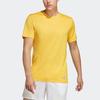 adidas T Shirts Men's Sunlight Yellow Crew Neck Moderate Straight Fit IC7647