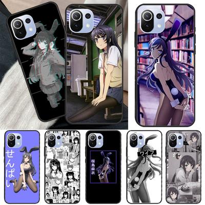 Funda Anime Mai Sakurajima Para Xiaomi 11T Pro 12 Mi 11 Lite Cubierta Para POCO X3 GT X4 Pro F1 F3 M3 M4 Pro Cubierta