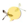 1Pcs Retro Dragonfly Shape Cabinet Drawer Knobs Vintage Metal Furniture Handles For Wardrobe Closet Drawer Hardware Decor