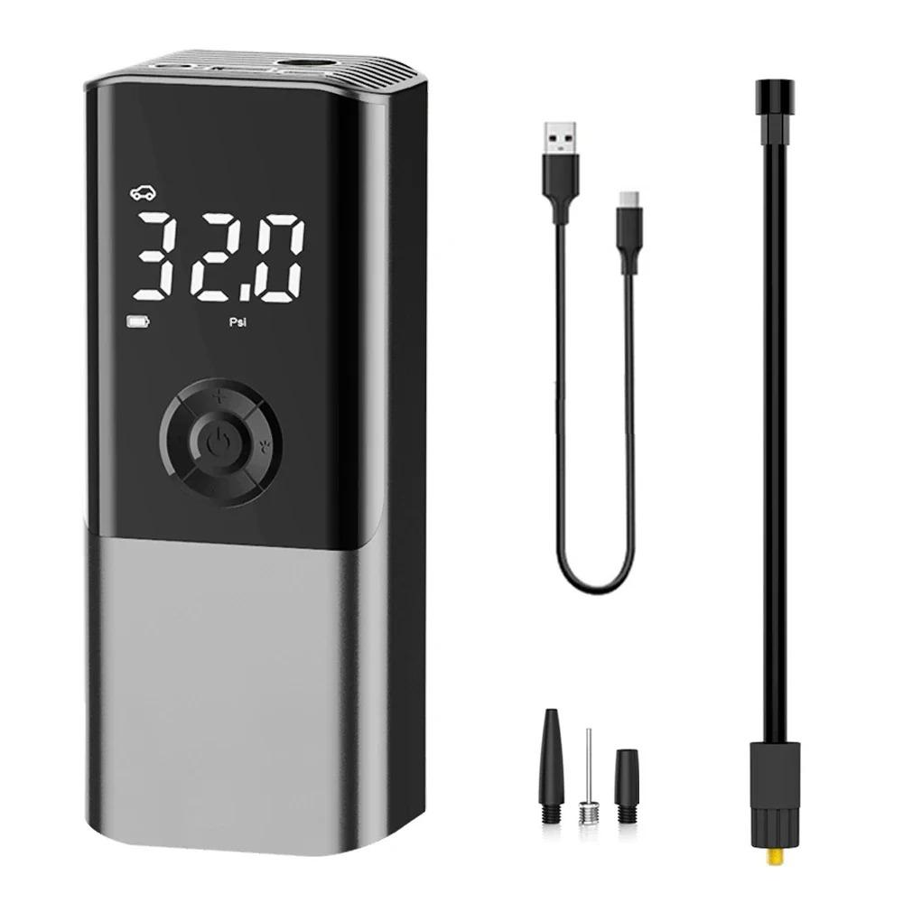 

150PSI портативный мини воздушный насос электрический насос для накачивания шин автомобильный воздушный насос для автомобиля мотоцикла велосипеда беспроводной воздушный компрессор Battery Powered