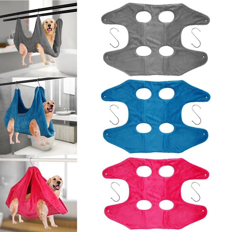 Pet Cat/Dog Grooming Hammock Helper Cat Grooming Thicken Hammocks Restraint Bag Nail Clip Trimming Bathing Bag