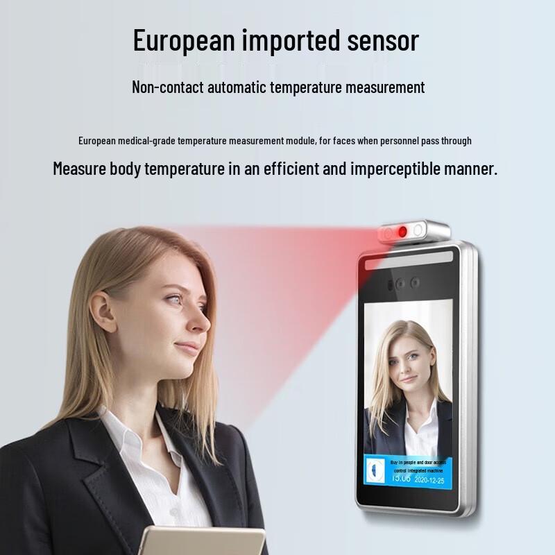 GEPAD CW-150 Facial Recognition Temperature Measurement & Access Control System CN plug (adapter included)