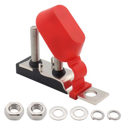 2-cestný držiak poistky 30A-500A Dvojterminálový blok poistiek Držiak poistky s dvoma skrutkami Kompaktný držiak poistky pre lode, auto, s morskou certifikáciou