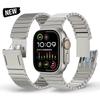 Magnetic Metal Band for Apple Watch Ultra2 49mm Series 10 46mm Stainless Steel Strap for Series 9 8 7 6 5 4 SE 45mm 44mm Correa