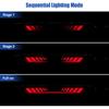 Third 3rd Brake Light for 2007-2013 Chevy Silverado/GMC Sierra 1500 2500 3500, TIME TUNNEL Sequential LED High Mount Stop Light for 2014
