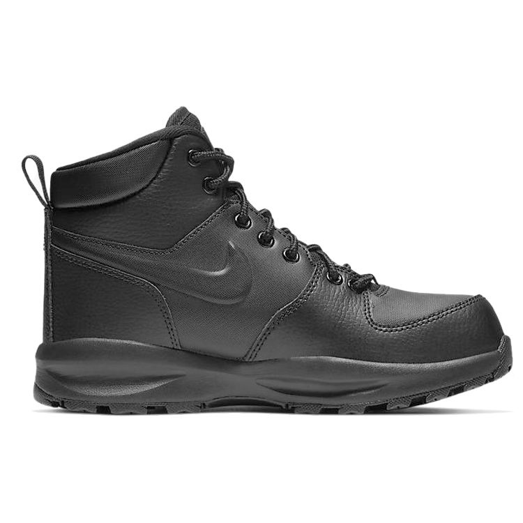 Nike Manoa Leather GS Triple Black Sneakers Dziecięce BQ5372-001