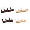 Entryway Coat Rack No Drill Wall Hook Walnut Wood Coat Hook