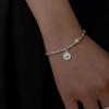 925 Silber Armband Teilweise Perlen Knoten Armbänder für Damen Mode Luxus Design Perlen Charm Armband Party Schmuck