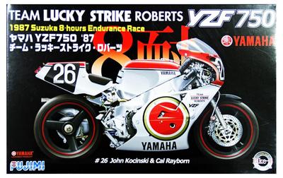 Fujimi Models 1/12 Yamaha YZF750 '87 Team Lucky Strike Roberts