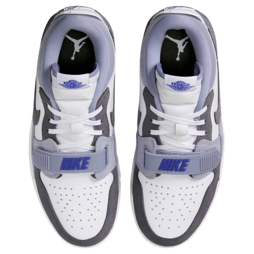 Jordan Legacy 312 Low Comfortable Versatile Non-Slip Wear-Resistant Low-Top Retro Basketball Shoes Men Sneakers White Black Purple CD7069-108