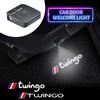 LED ללוגו Twingo RS GT Sport MK2 MK3 MK4 MK5 תא דלת רכב אור קבלת פנים מקרן מנורת קבלת פנים
