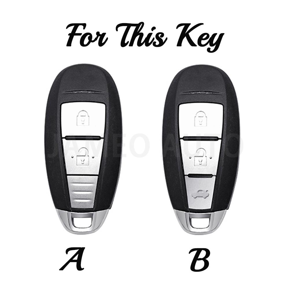 For Suzuki Vitara Swift Ignis Kizashi Sx4 Baleno Ertiga Samurai S-Cross Shell Fob Tpu Car Key Case Cover Accessories