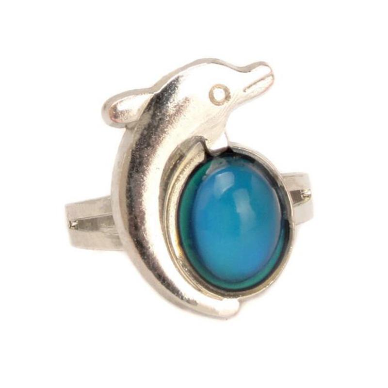 

Trendy Tortoise Mood Ring Color Changing Adjustable Emotion Temperature Sensitive Jewelry Gift 1PC Resizable