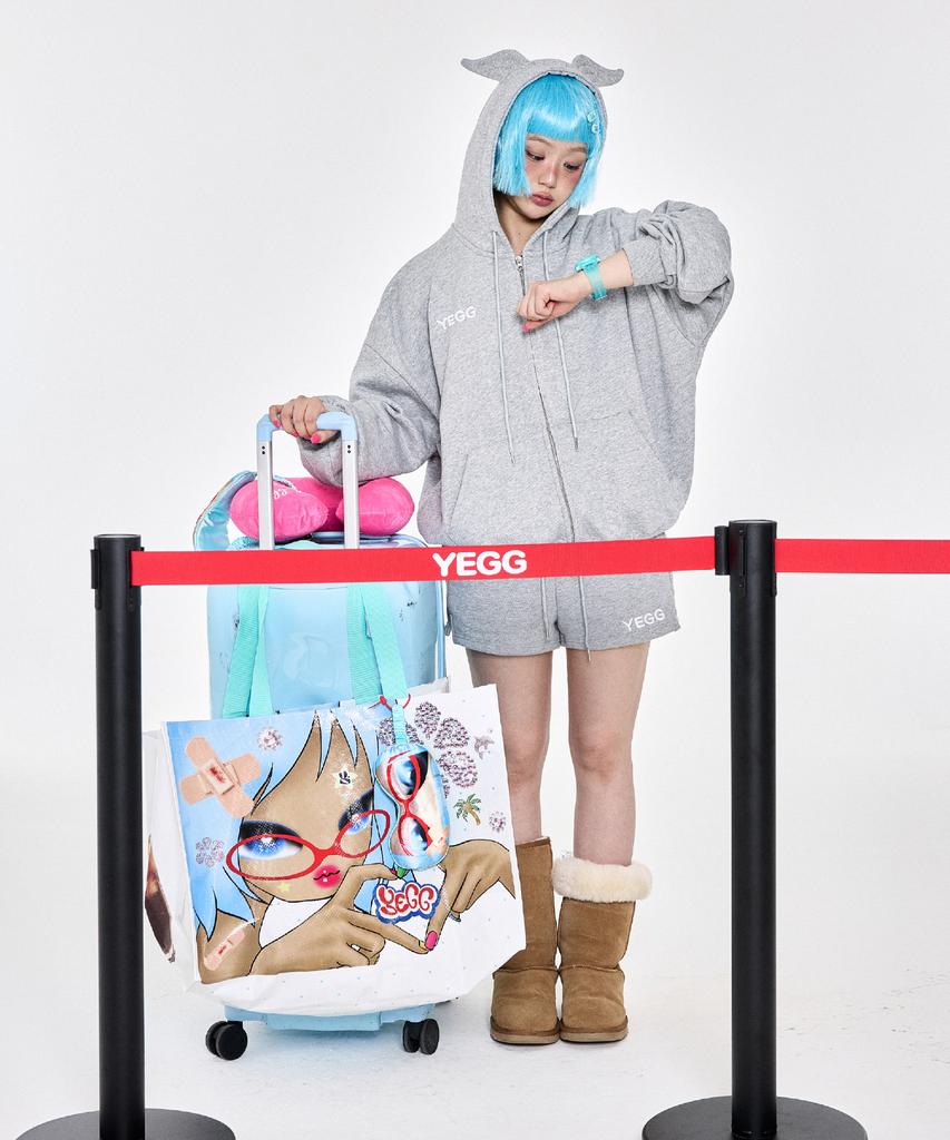 Yegeu Wing Shorts Gray