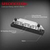 Positive Negative Bus Bar Battery Power Distribution Block 4 X M6 Car Terminal Block Studs 6 X M4 Terminal Bus Screws for Boat