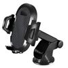 Telescopic Car Phone Holder with Dashboard Suction Cup and Stable Clip