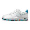 Nike Pantofi sport pentru copii Air Force 1 LV8 PS Swoosh Pack Alb Imperial-Albastru Negru DM7598-100