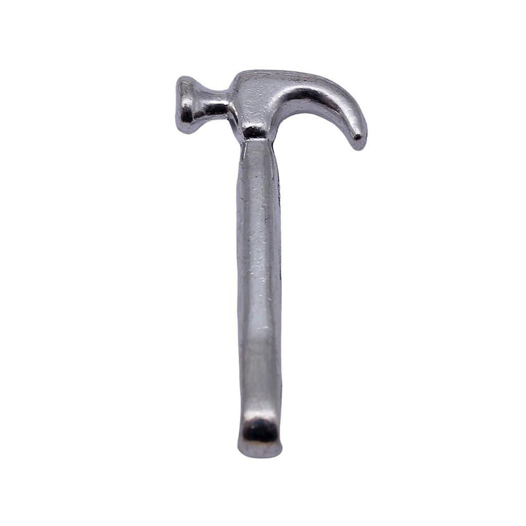 Hammer Charms Multi Color Alloy Pendants For Tool & Construction Themed Jewelry