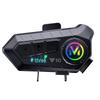 Y10 Bluetooth Motorcycle Helmet with Built-in Intercom and Waterproof Design.