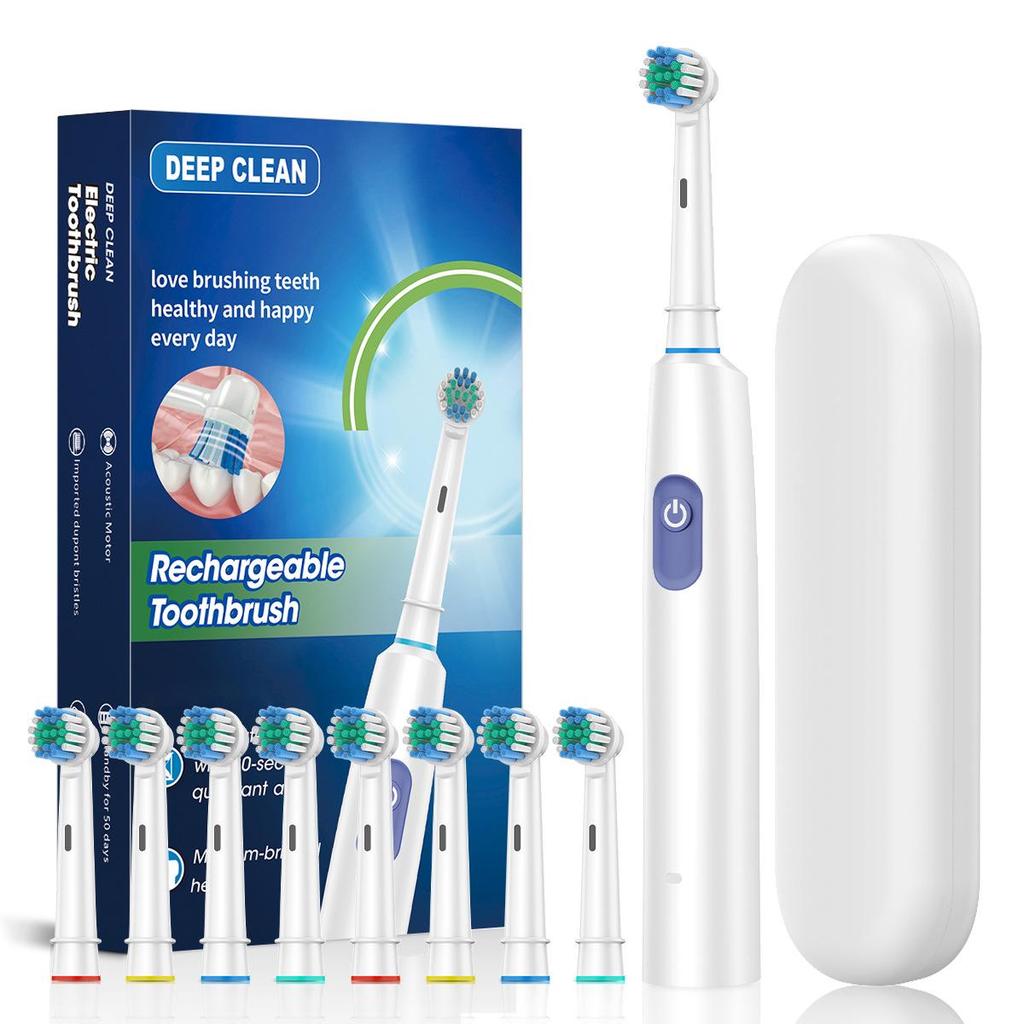 Intelligent Sonic Rotating Electric Toothbrush: Waterproof, Soft Bristle, Magnetic Levitation