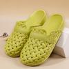 Summer Women's Shoes Hole Shoes Bag Head Slippers Non-slip Hollow Beach Shoes Bathroom Fashion Home Wear Waterproof Super Soft