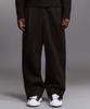 DTHIRTYONE Side Zip Pleated Cotton Pants (Black)