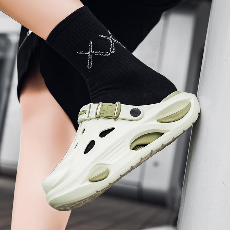 Men's EVA Sandals Non-slip Breathable Thick Sole Shoes Casual Beach Slippers for Outdoor Indoor