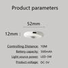 LED Under Cabinet Lamp Remote control Wireless Ultra-Thin Night Light for Kitchen Bedroom Wardrobe USB Rechargeable wall lamp
