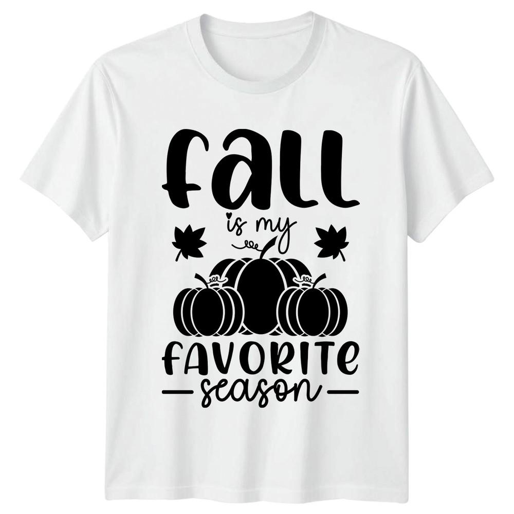 Fall Is My Favorite Season TShirt Pumpkin Halloween Autumn Gift For Him And Her S