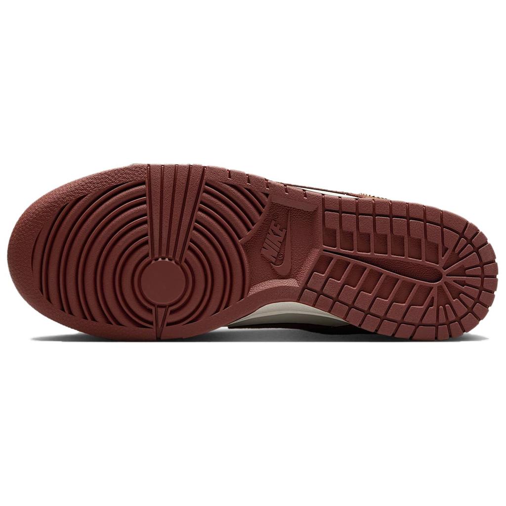 Nike Dunk Low Sail Red Sepia Women Sneakers Metallic-Gold IB4417-104