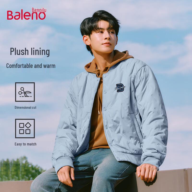 

Baleno Men s Baseball Collar Cotton Jacket 3XL