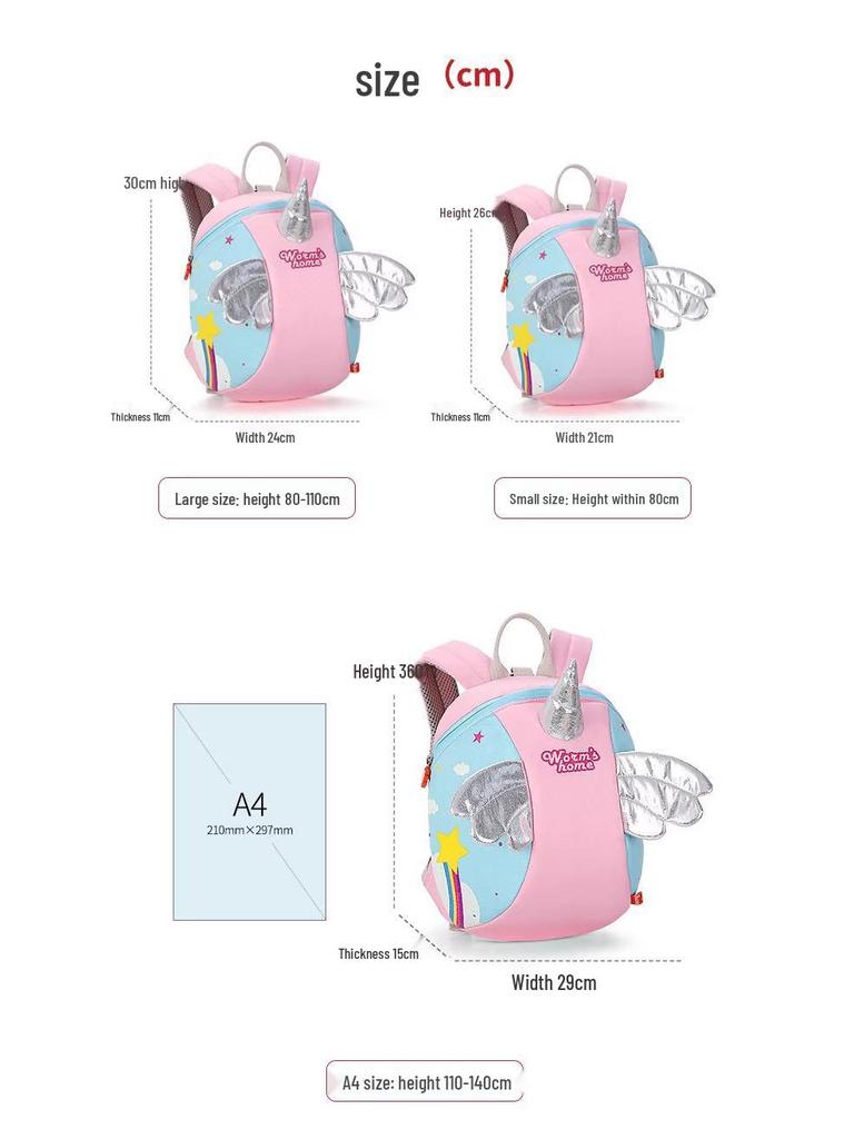 Kids' Cute Cartoon Mini Backpack for Ages 1-3: Perfect for Outings
