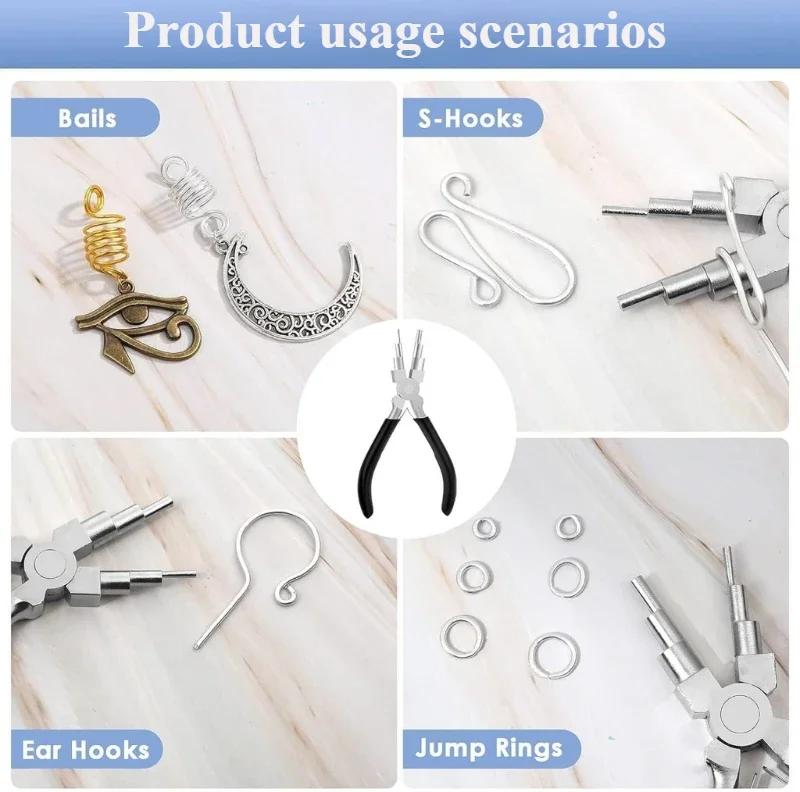 Professional Jewelry Pliers Set - Durable DIY Wire Winding & Ring Opening Tools for Beading, Crafting & Jewelry Making Kit