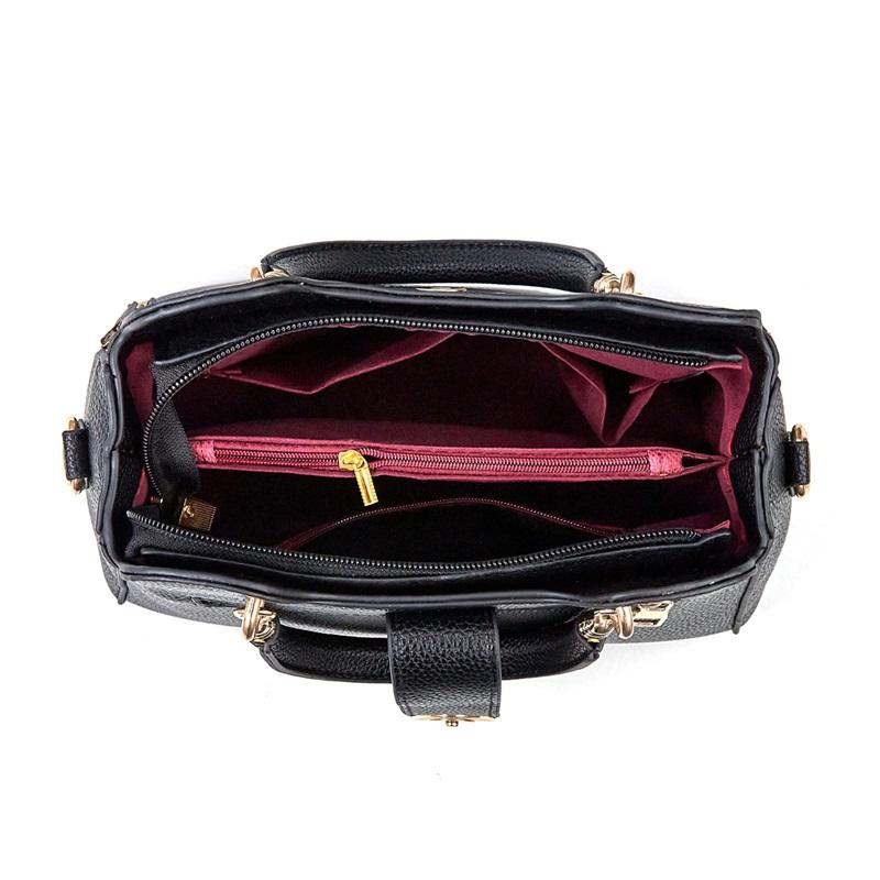 Exquisite Embroidery Premium Texture Handbag For Ladies, Multi-purpose Top Handle Shoulder Crossbody Daily Bag