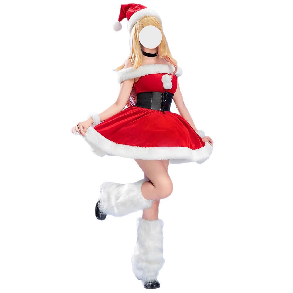 Anime My Dress-Up Darling Cosplay Costume Kitagawa Marin Christmas Dress Uniform Halloween Carnival Party Christmas Play Role Clothes Clothing