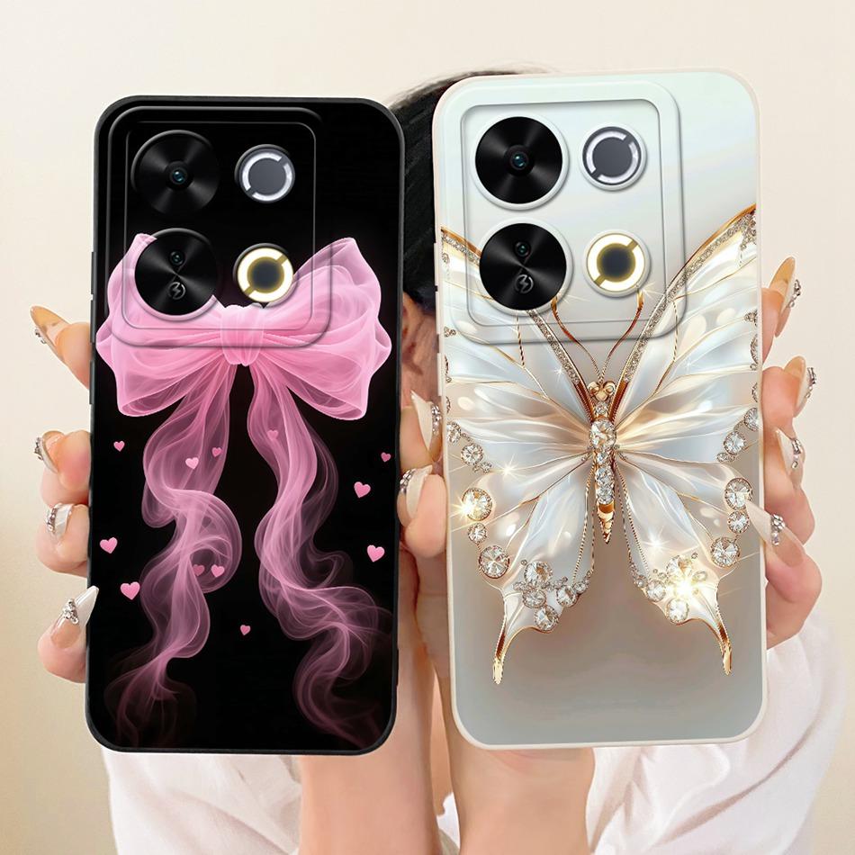 For ITEL P65 Cute Cat Flower Cartoon Phone Case For Itel P671L ItelP65 Shockproof Soft Silicone Covers Bumpers